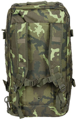 Rucsac Geantă "Travel" M 95 CZ camo MFH - Sistem stowable, Bretele ajustabile