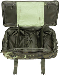 Rucsac Geantă "Travel" M 95 CZ camo MFH - Sistem stowable, Bretele ajustabile