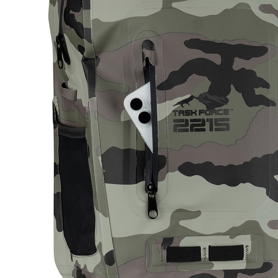 Rucsac Impermeabil TF-2215 Ranger Drybag Woodland - Protecție Completă Echipament