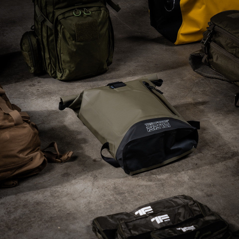 Rucsac Impermeabil TF-2215 Urban Creek Drybag 18L Verde - Echipament Invincibil la Apă