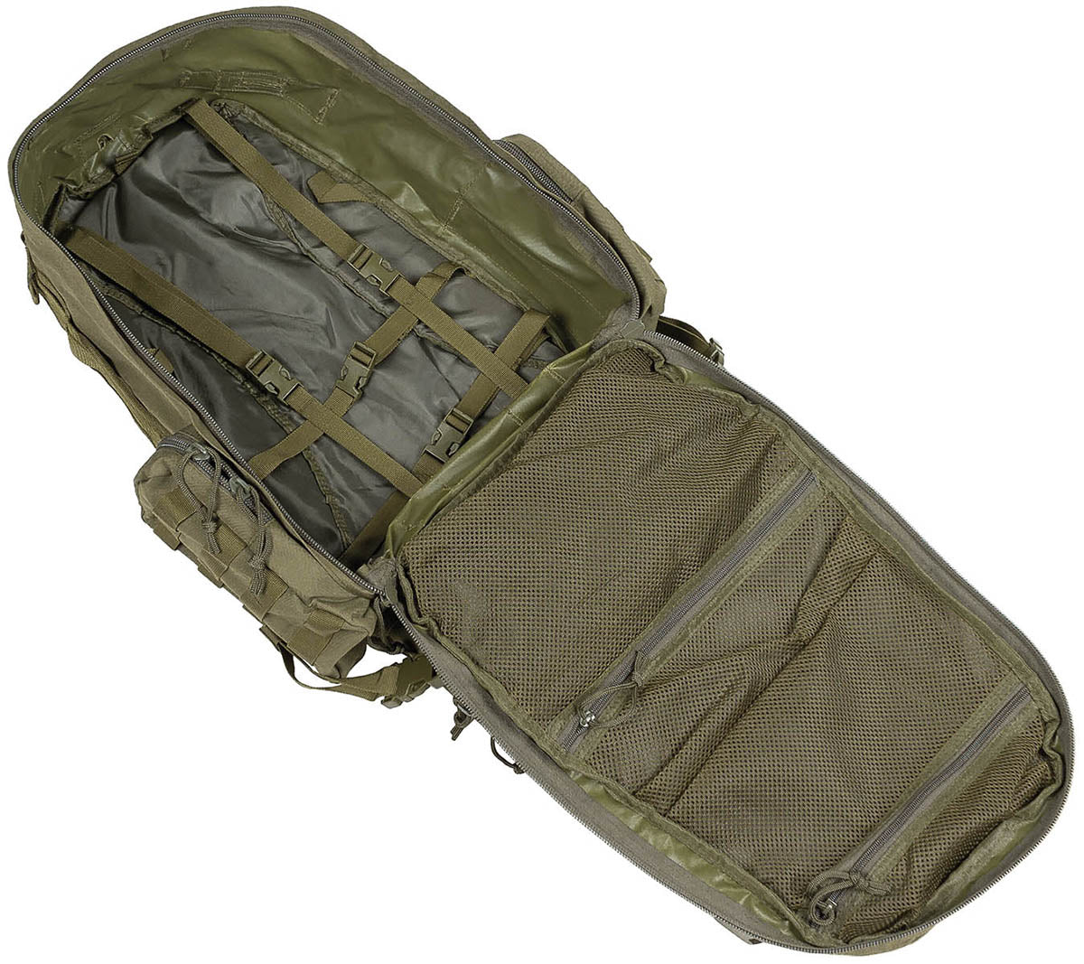 Rucsac Ital. "Tactical-Modular" Oliv MFH - Complet Pliabil, Modular