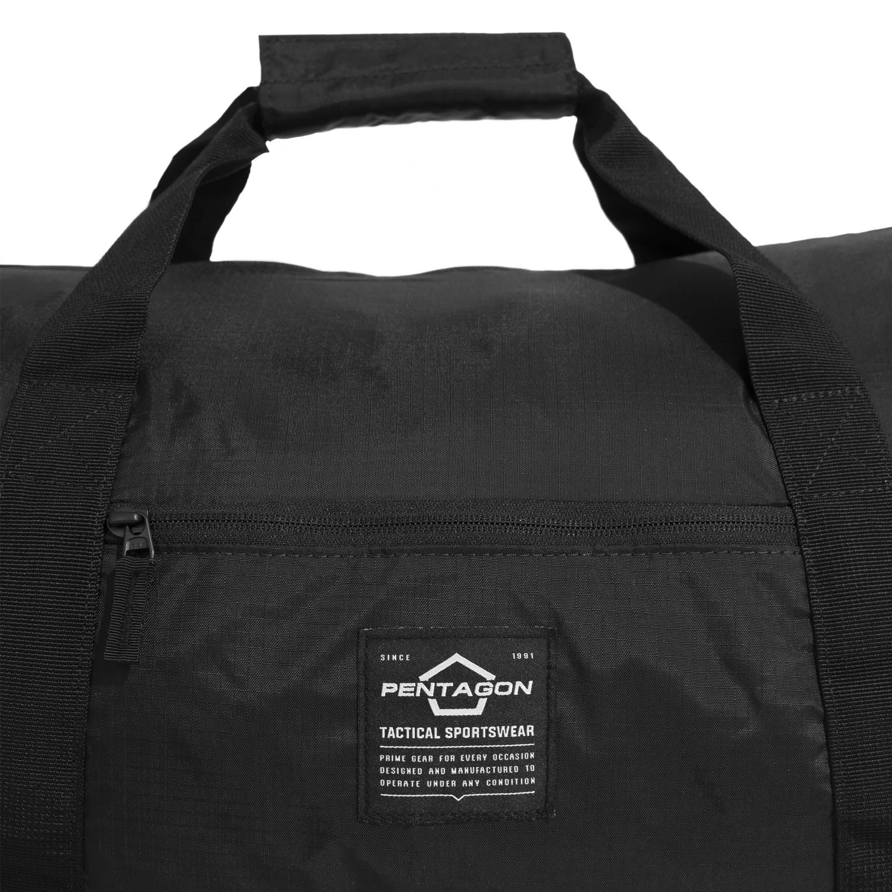 Rucsac Kanon 2.0 Packable Duffle Bag Black Pentagon Tactical - Performanță și Ventilație Optimă în orice Mediu