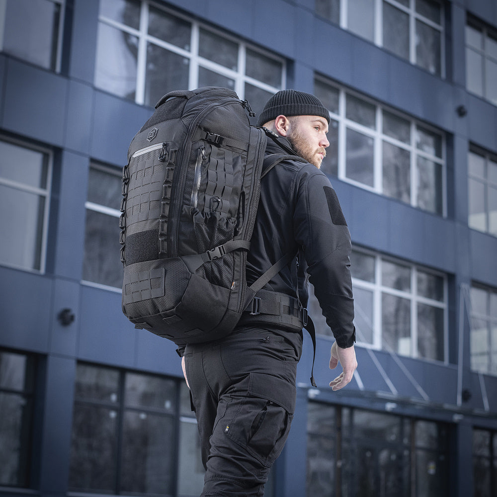 Rucsac Large Elite Hex M-Tac - Negru, 60L, Modular
