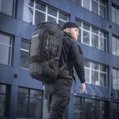 Rucsac Large Elite Hex M-Tac - Negru, 60L, Modular
