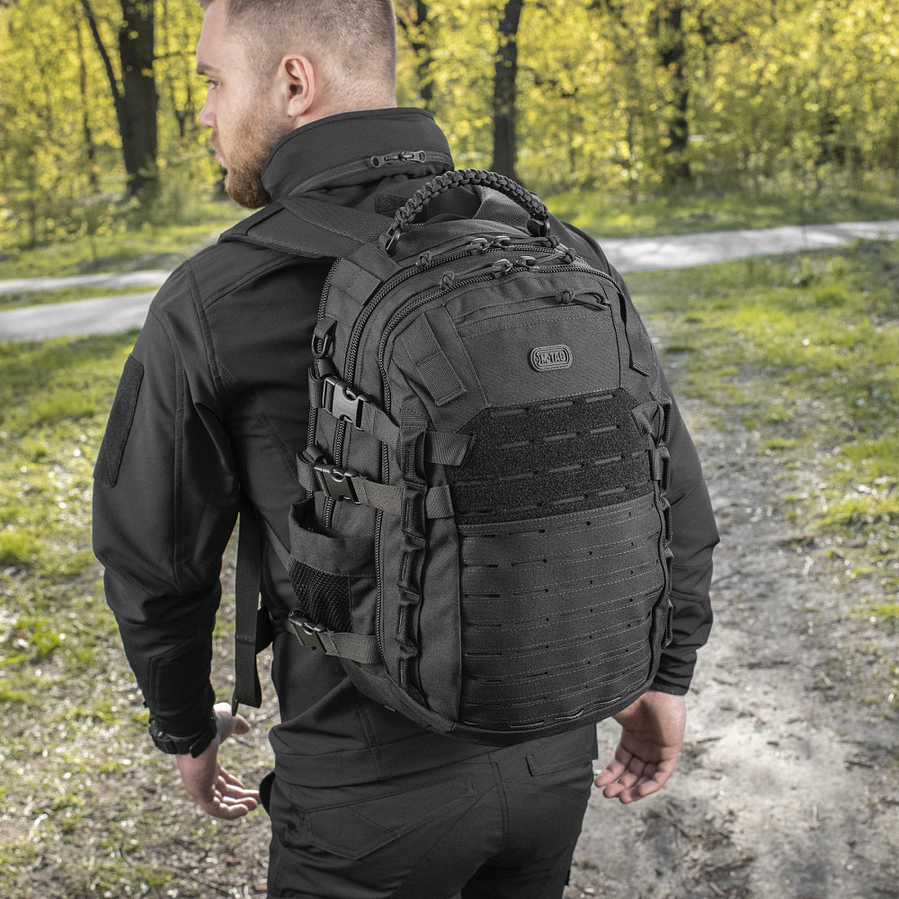 Rucsac M-Tac Mission Pack Elite Negru – Ergonomie și Rezistență