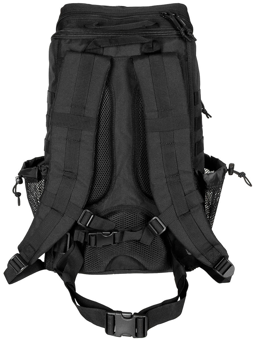 Rucsac Medic Pack 30 Negru MFH - Bretele Ajustabile, Spate Căptușit