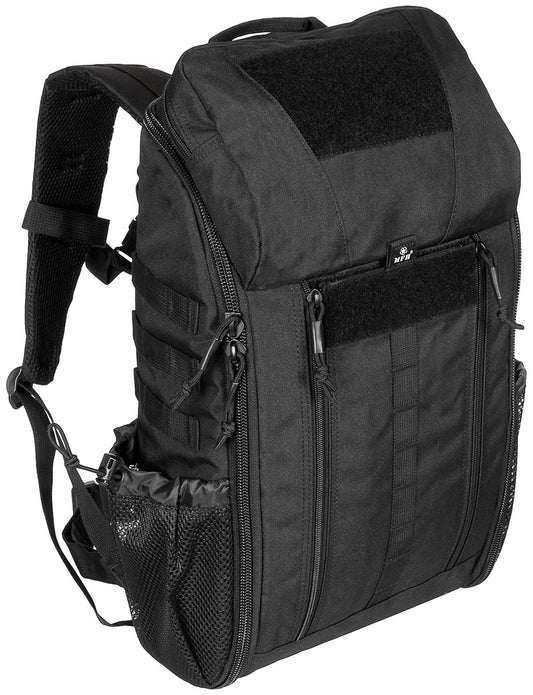 Rucsac Medic Pack 30 Negru MFH - Bretele Ajustabile, Spate Căptușit