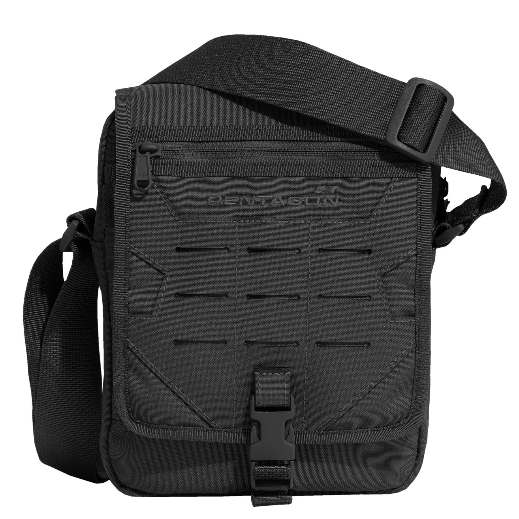 Rucsac Messenger Shoulder Bag Black Pentagon Tactical - Funcționalitate și Stil Tactic Superior