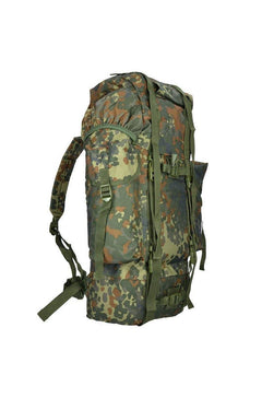 Rucsac Mil-Tec German Import Large – 65 L, Poliester cu PVC, Flecktarn