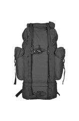 Rucsac Mil-Tec German Import Large – vedere din față cu buzunarele laterale