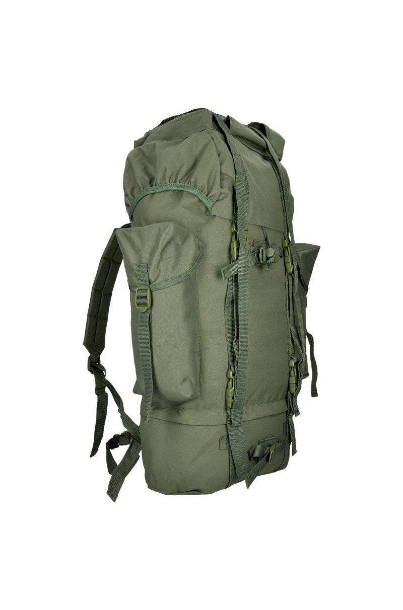 Rucsac Mil-Tec German Import Large – 65 L, Poliester cu PVC, Oliv