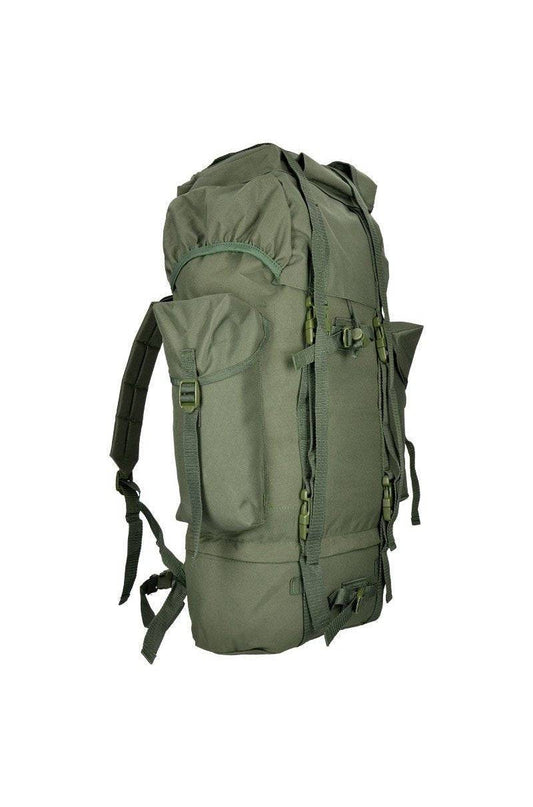 Rucsac Mil-Tec German Import Large – 65 L, Poliester cu PVC, Oliv