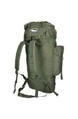 Rucsac Mil-Tec German Import Large – vedere din spate cu bretelele