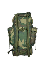 Rucsac Mil-Tec German Import Large – vedere din față cu buzunare laterale
