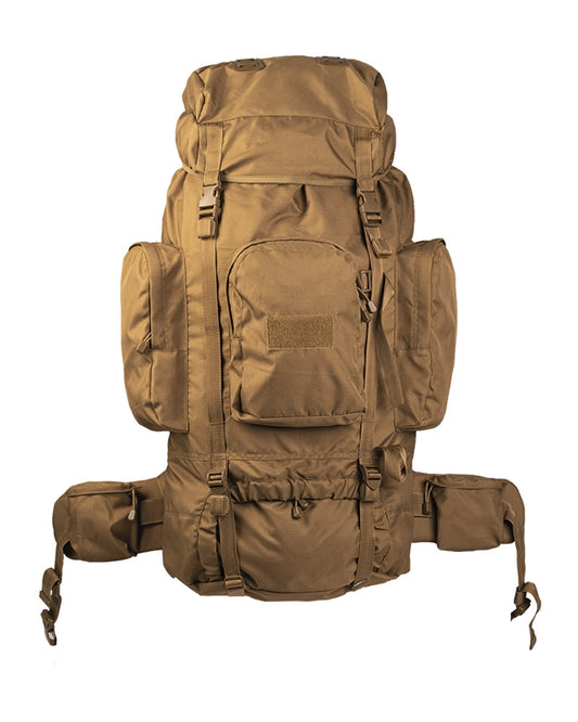 Rucsac Mil-Tec Recom – 88 L, Cadru din Aluminiu, Coyote
