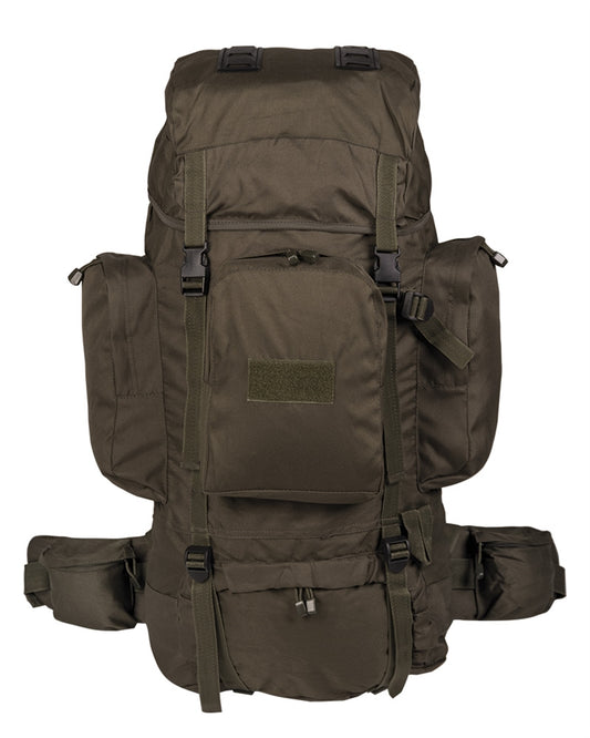 Rucsac Mil-Tec Recom – 88 L, Cadru din Aluminiu, Oliv