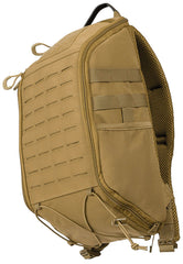 Rucsac Modular 13 Coyote MFH - Bretele ajustabile, Deschidere integrală