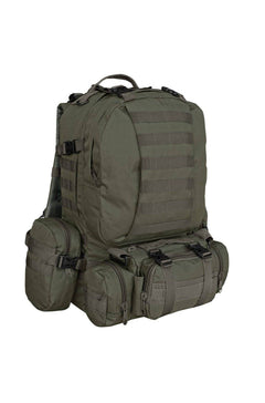 Rucsac Modular Mil-Tec Defense Pack Assembly – 36 L, 3 în 1, Oliv