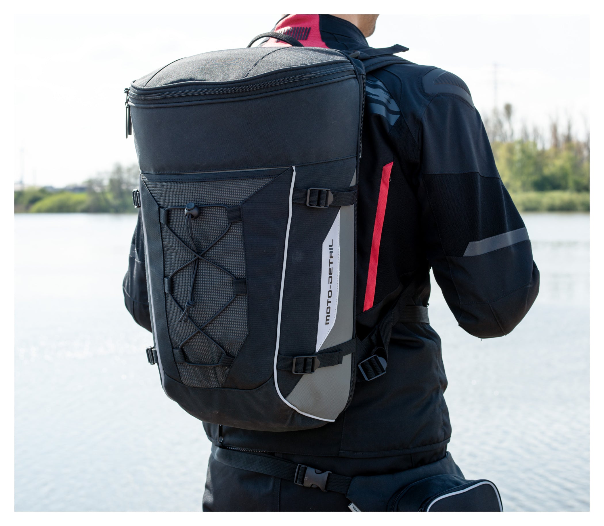 Rucsac Moto-detail 25L - Impermeabil, Compartiment Laptop