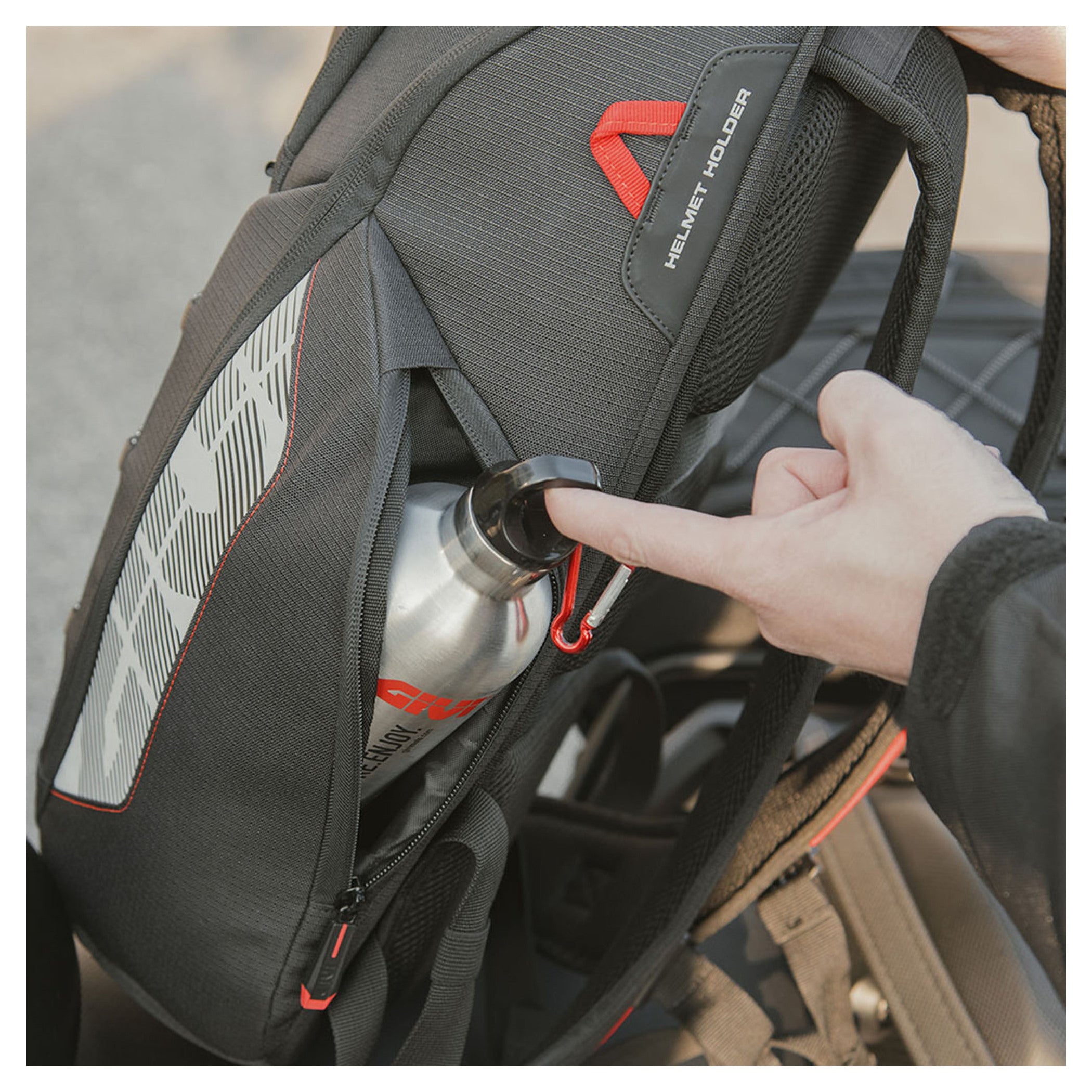 Rucsac Moto EASY-T 18L Louis - Compartiment Laptop, Husă Cască