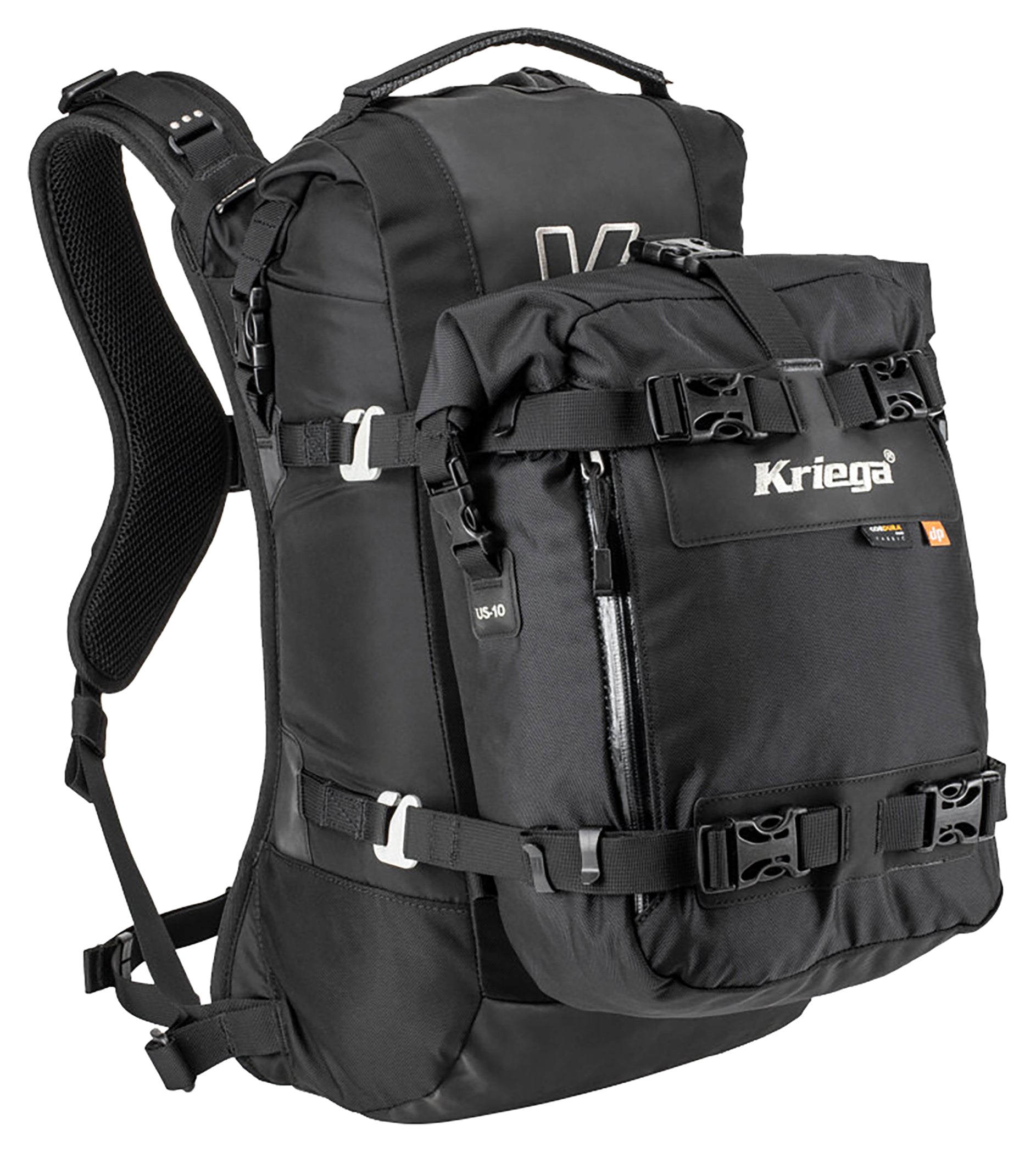 Rucsac Moto Kriega R16 - Impermeabil, 16L, Confort Spate