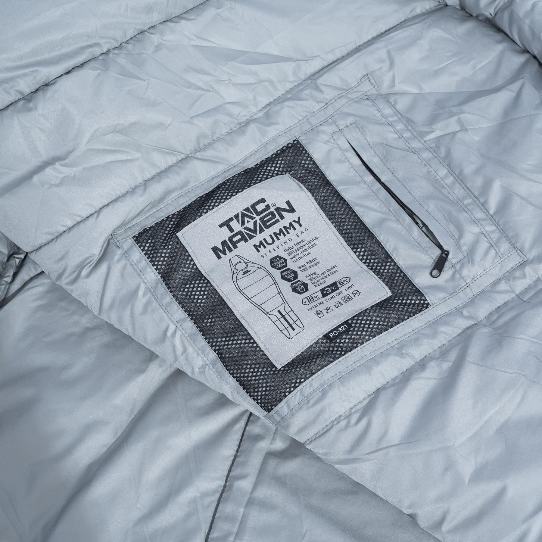 Rucsac Mummy Sleeping Bag 360GR/M² D19003 RAL7013/MIX Pentagon Tactical - Performanță și Ventilație Optimă în orice Mediu