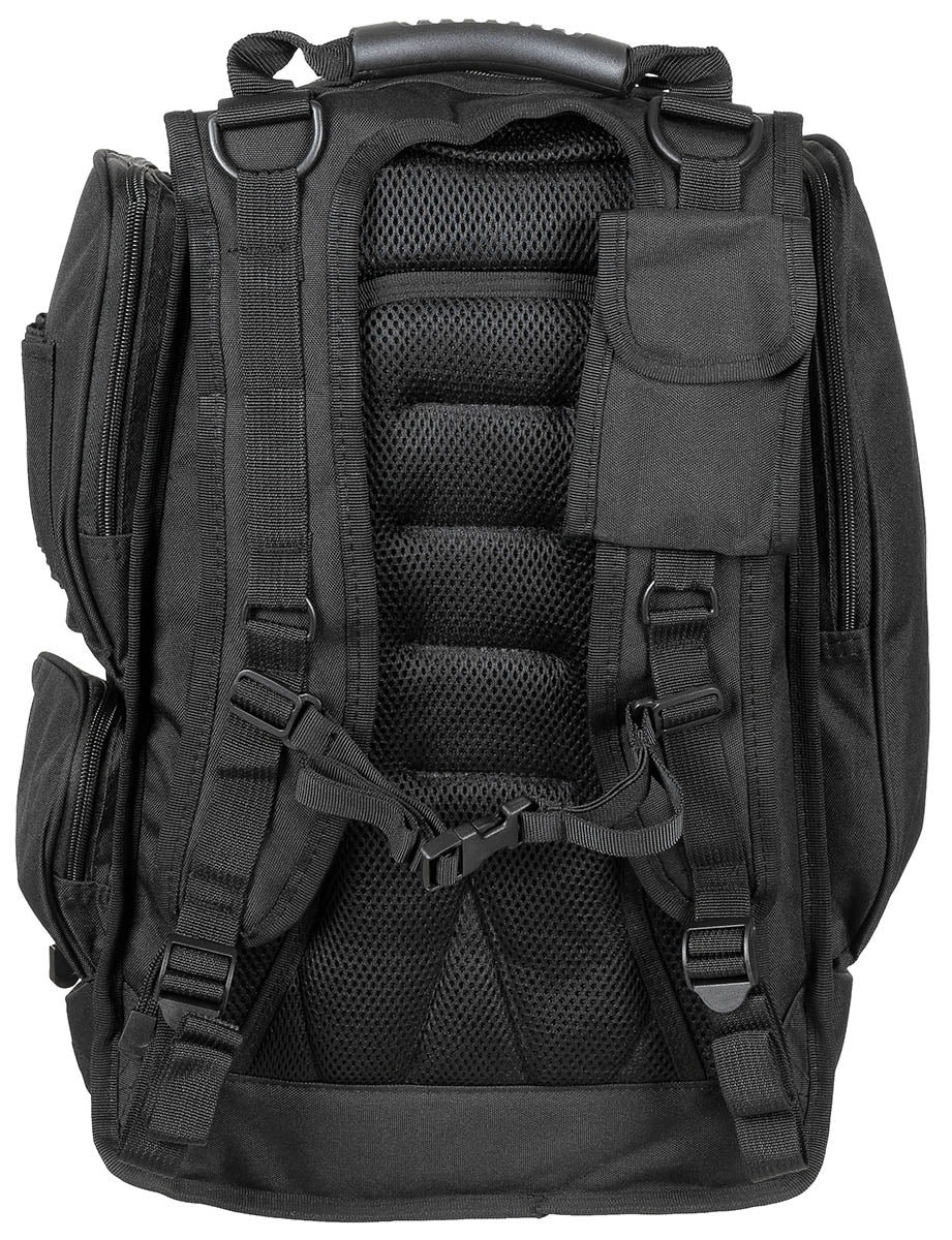 Rucsac NATIONAL GUARD Negru MFHProfessional - Bretele căptușite, Spate ventilat