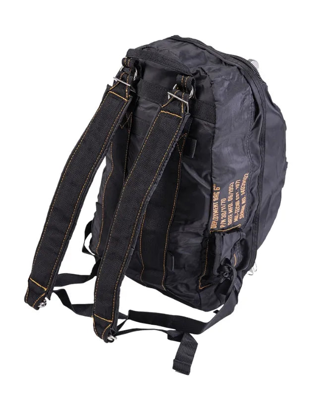 Rucsac Negru 'Deployment Bag 6' – Compact, Tactic-Urban, 100% Nylon, Design Versatil pentru Oraș sau Școală