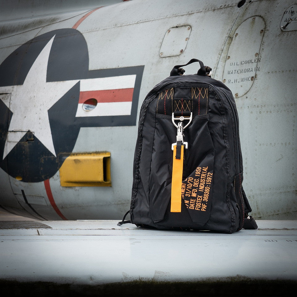 Rucsac Paracadutist Parachute tas 5 Zwart - Echipament Gata de Acțiune