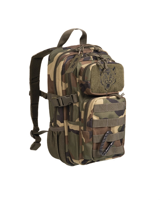 Rucsac pentru Copii Mil-Tec US Assault Kids – 14 L, MOLLE, Woodland