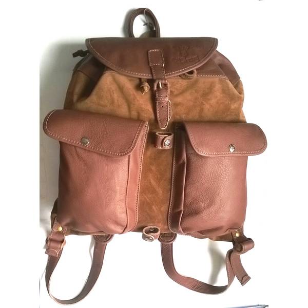 Rucsac Piele ARROW INT. - Design Clasic, 2 Buzunare Externe - 2