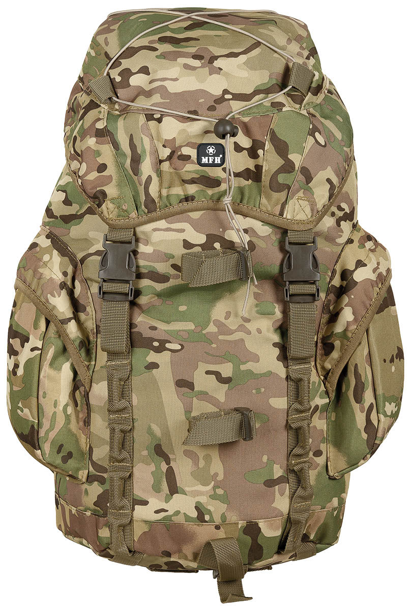Rucsac Recon II, 25 l operation camo MFH - Bretele ajustabile, Spate căptușit