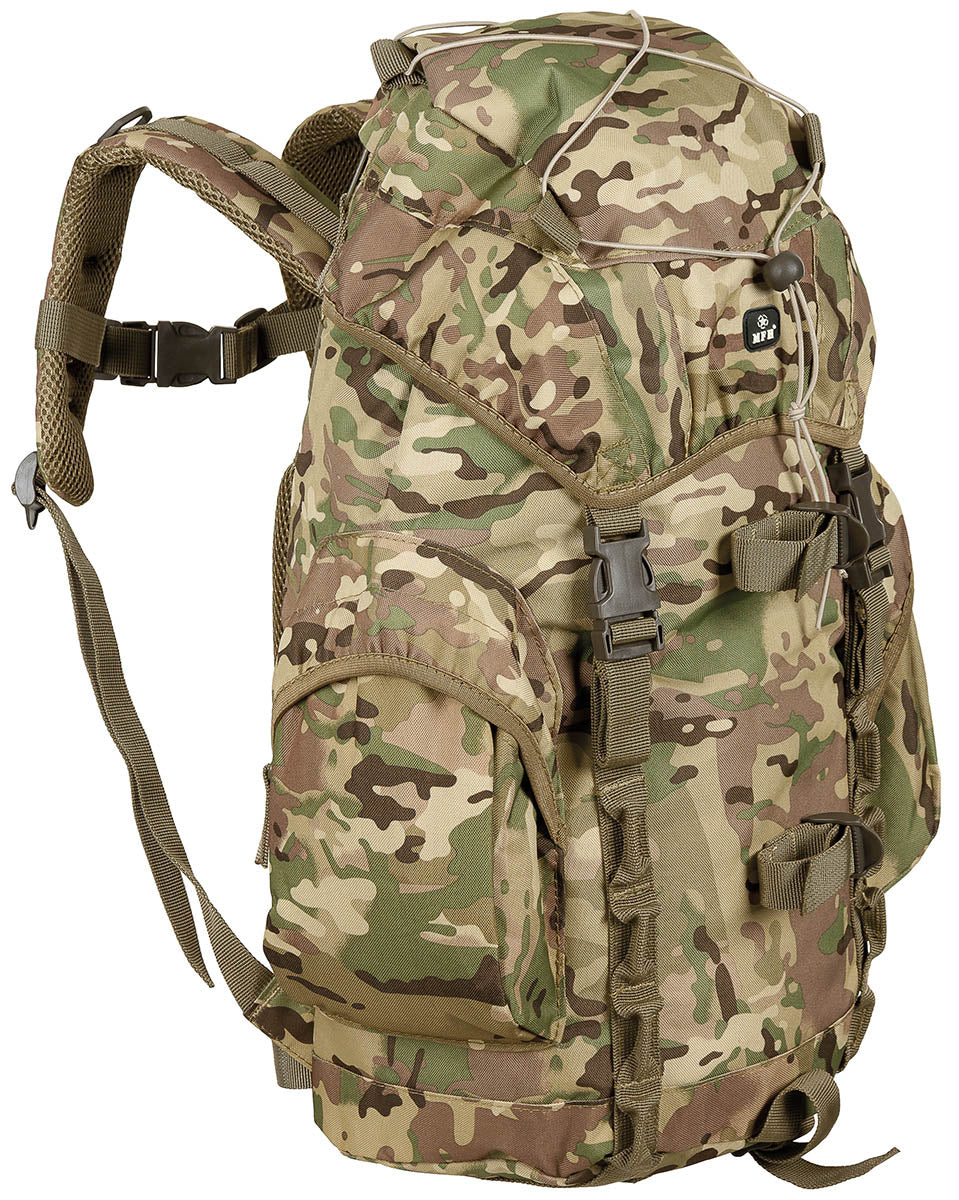 Rucsac Recon II, 25 l operation camo MFH - Bretele ajustabile, Spate căptușit