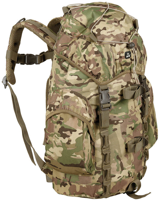 Rucsac Recon II, 25 l operation camo MFH - Bretele ajustabile, Spate căptușit