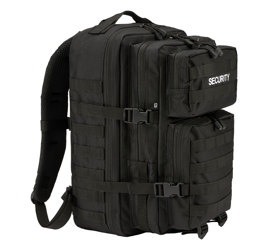 Rucsac Security US Cooper Large Negru Brandit - Adaptabilitate Maxima