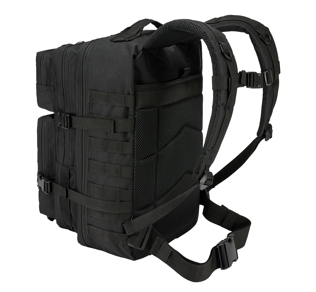 Rucsac Security US Cooper Large Negru Brandit - Adaptabilitate Maxima