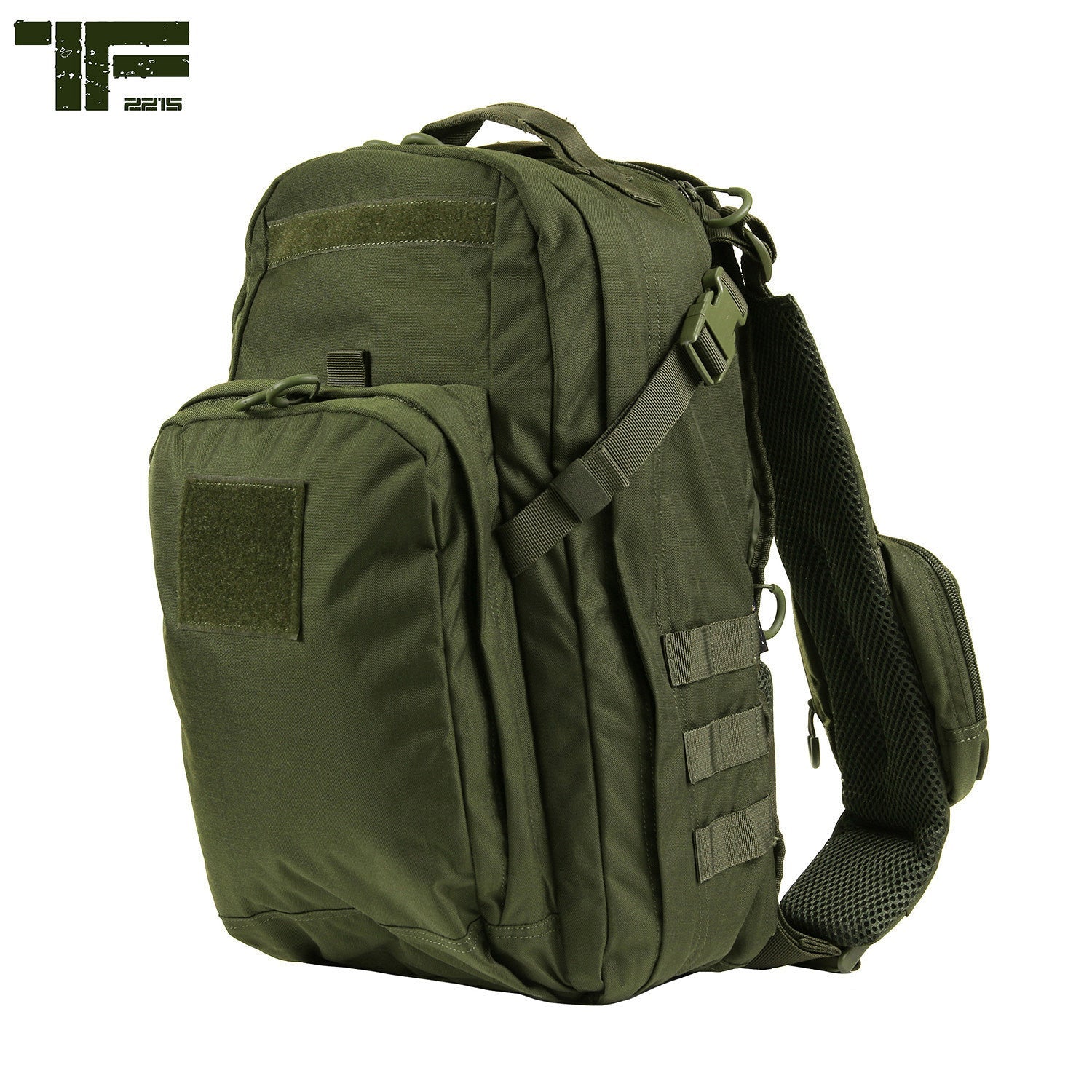 Rucsac Sling TF-2215 Multi Sling Bag Verde TF-2215 - Organizare EDC Avansată
