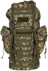 Rucsac Tactic BW MOLLE 65l Camo Operațional MFH - 65 litri, Cadru Aluminiu