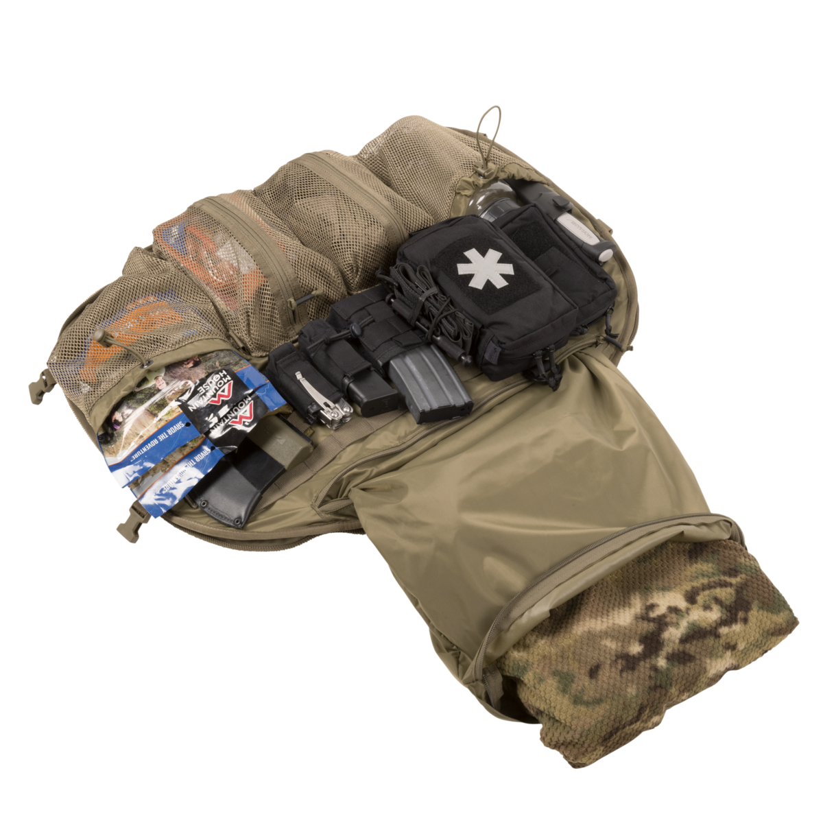 Rucsac Tactic Helikon-Tex Nylon cu Sistem de Atașare Auto