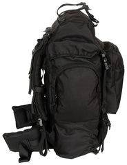 Rucsac Tactic Mare Negru MFH - Bretele Ajustabile, Cadru Aluminiu