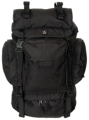 Rucsac Tactic Mare Negru MFH - Bretele Ajustabile, Cadru Aluminiu