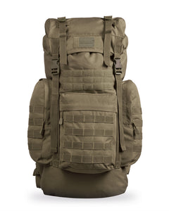 Rucsac Tactic Mil-Tec German Gen.II – 65 L, MOLLE, Husă de Ploaie, Oliv