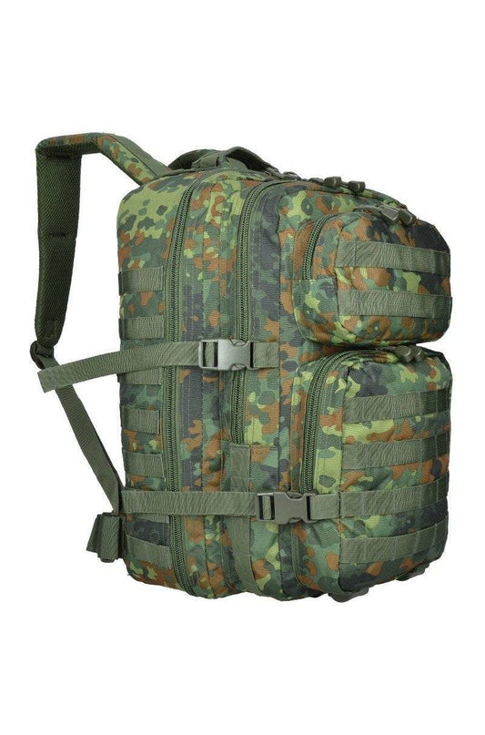 Rucsac Tactic Mil-Tec US Assault Large – 36 L, MOLLE, Flecktarn
