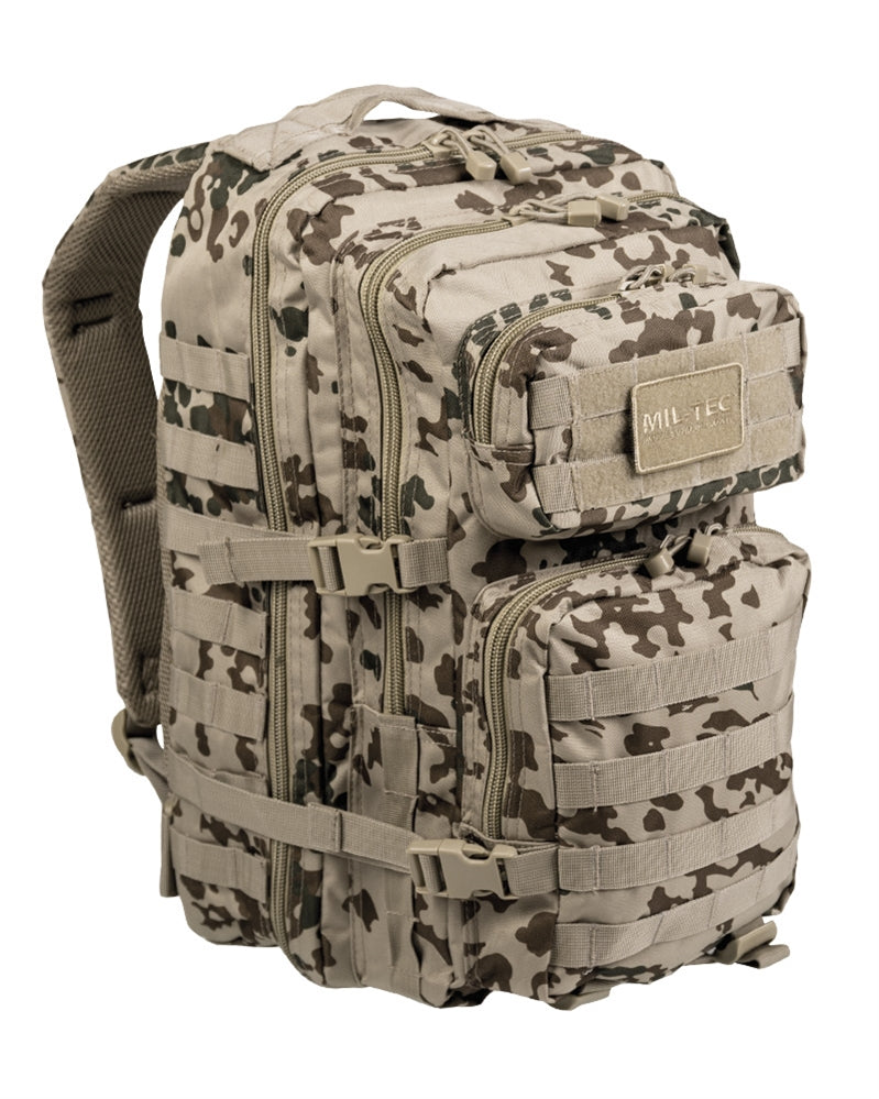 Rucsac Tactic Mil-Tec US Assault Large – imagine oficială din față, buzunare suprapuse cu MOLLE