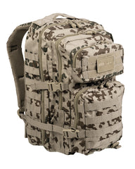 Rucsac Tactic Mil-Tec US Assault Large – imagine oficială din față, buzunare suprapuse cu MOLLE