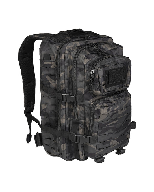 Rucsac Tactic Mil-Tec US Assault Large Laser-Cut – 36 L, MOLLE, Dark Camo