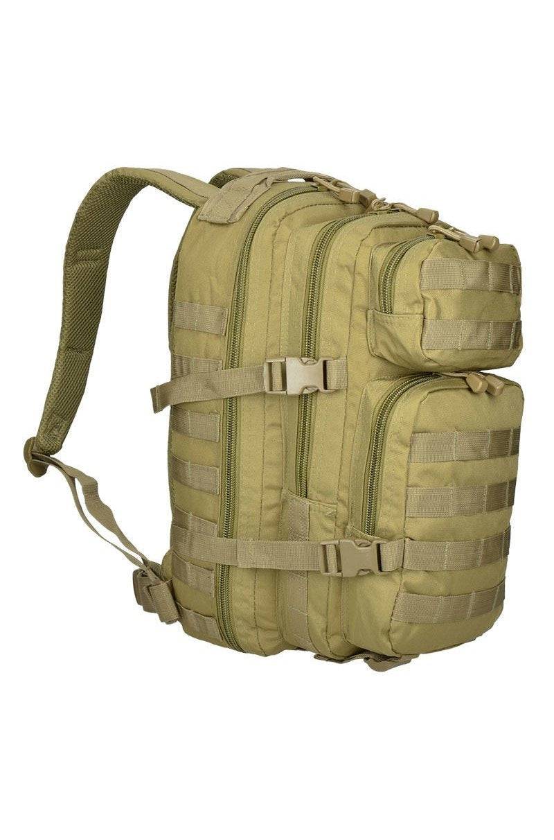 Rucsac Tactic Mil-Tec US Assault Small – 20 L, MOLLE, Coyote