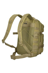 Rucsac Tactic Mil-Tec US Assault Small – vedere din spate cu bretele și panou