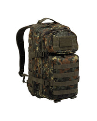 Rucsac Tactic Mil-Tec US Assault Small – vedere frontală laterală, imagine oficială