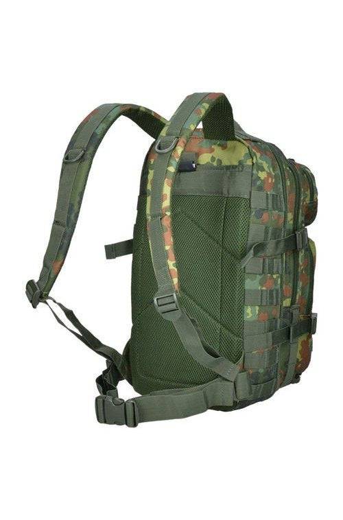 Rucsac Tactic Mil-Tec US Assault Small – vedere din spate cu bretelele